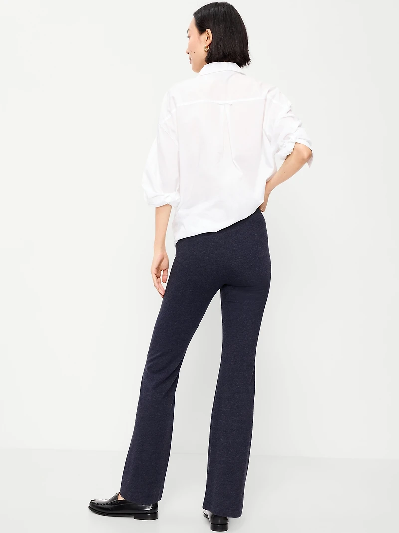 High-Waisted Fashion Flare Leggings
