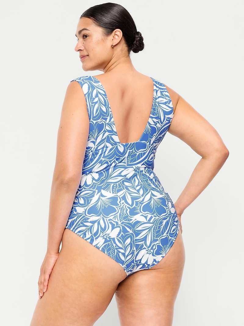 Structured One-Piece Swimsuit