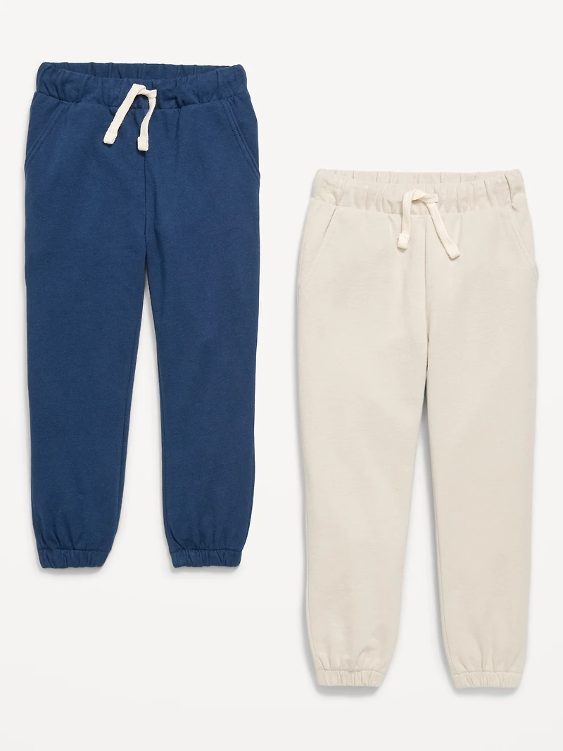French Terry Joggers 2-Pack for Toddler Boys