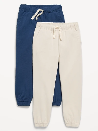 French Terry Joggers 2-Pack for Toddler Boys
