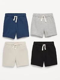 French Terry Shorts 4-Pack for Toddler Boys