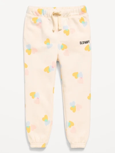 Printed Logo Jogger Sweatpants for Toddler Girls