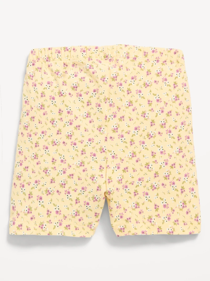Printed Biker Shorts for Toddler Girls