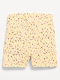 Printed Biker Shorts for Toddler Girls