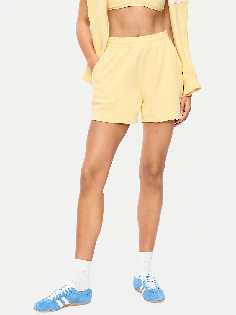 High-Waisted Pull-On Shorts - 5-inch inseam