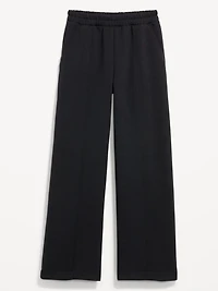 High-Waisted Bounce Fleece Wide-Leg Sweatpants