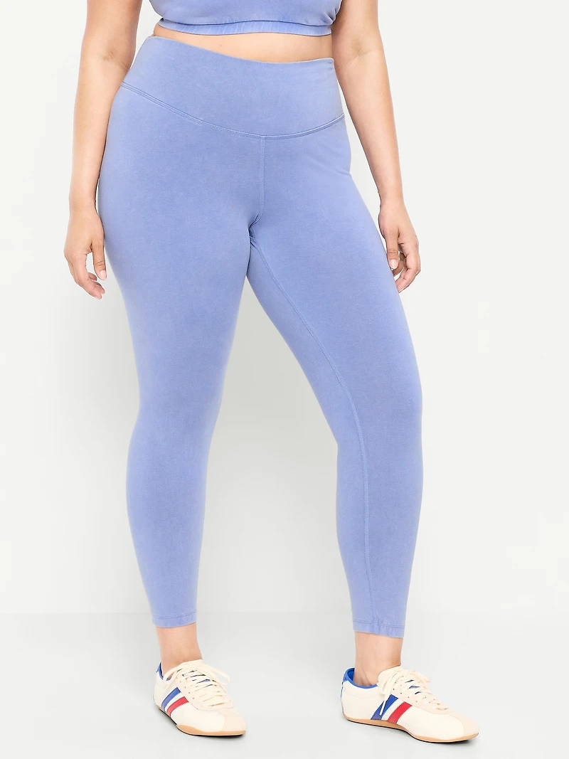 High-Waisted PowerChill 7/8 Cotton Leggings