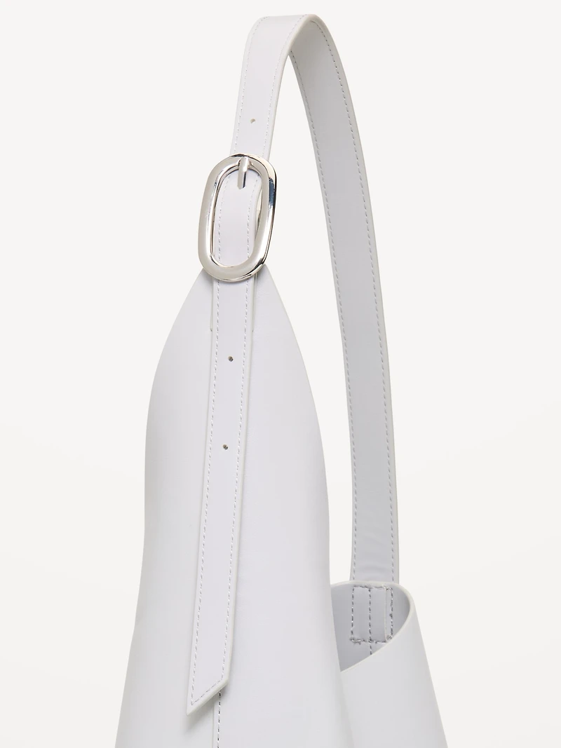 Asymmetrical Structured Tote Bag