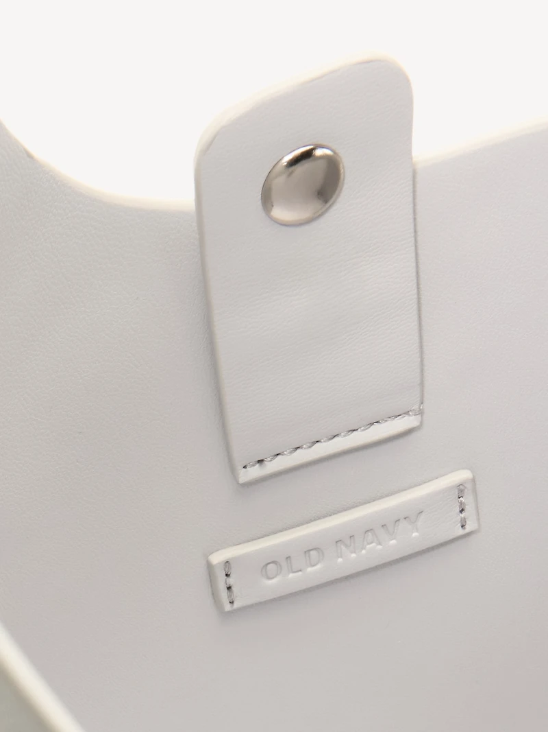 Asymmetrical Structured Tote Bag