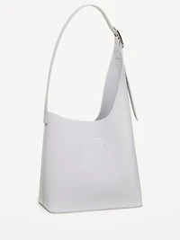 Asymmetrical Structured Tote Bag