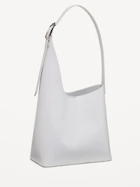 Asymmetrical Structured Tote Bag