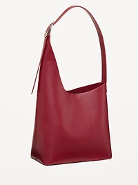 Asymmetrical Structured Tote Bag