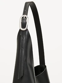 Asymmetrical Structured Tote Bag