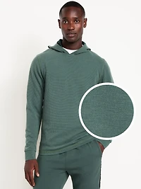 Recharge Knit Waffle Pullover Hoodie