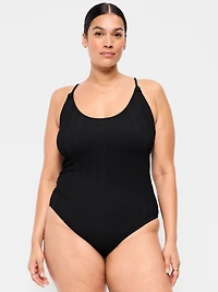Braided-Strap One-Piece Swimsuit