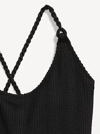 Braided-Strap One-Piece Swimsuit