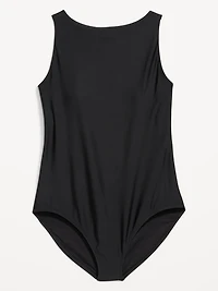 High-Neck One-Piece Swimsuit