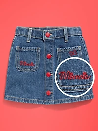 Old Navy x Disney Minnie Mouse Jean Skirt for Toddler Girls