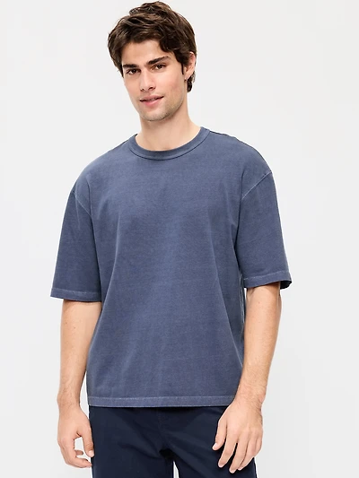 Garment-Dyed Heavyweight Cropped T-Shirt