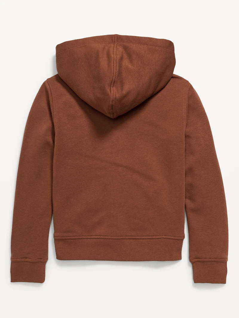 Fitted Long-Sleeve Graphic Hoodie for Girls