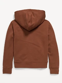 Fitted Long-Sleeve Graphic Hoodie for Girls