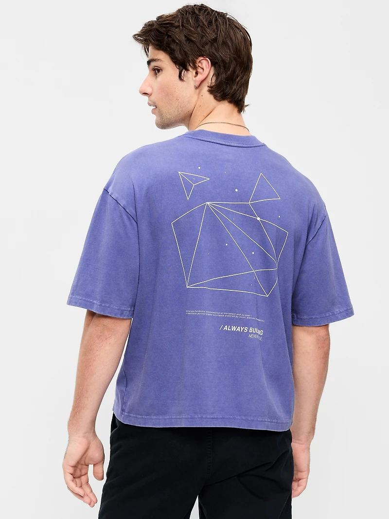 Heavyweight Graphic Cropped T-Shirt