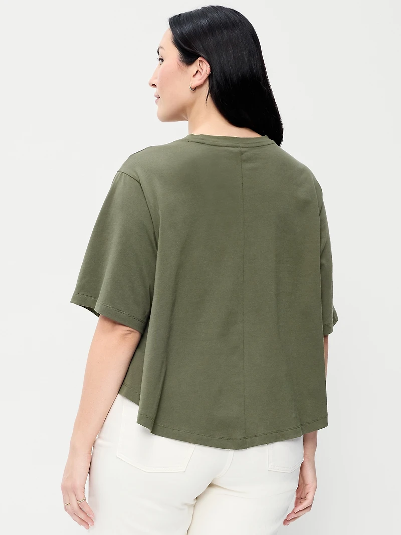 Short-Sleeve Trapeze T-Shirt