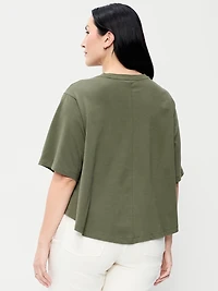 Short-Sleeve Trapeze T-Shirt