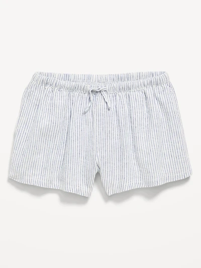 Linen-Blend Shorts for Girls