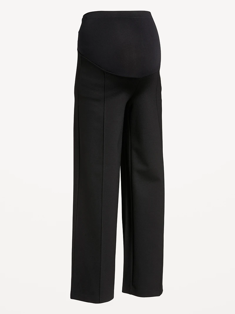 Maternity Full-Panel Stevie Wide-Leg Pants