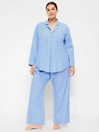Poplin Pajama Pant Set