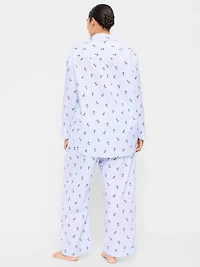 Poplin Pajama Pant Set