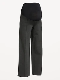 Maternity Rollover-Waist Stevie Wide-Leg Pants