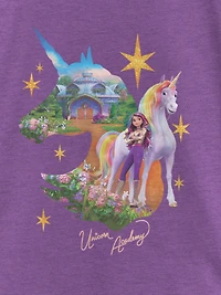 Unicorn Academy Sophia Wildstar Graphic T-Shirt For Girls
