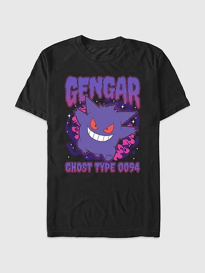 Pokemon Gengar Shadow Graphic T-Shirt