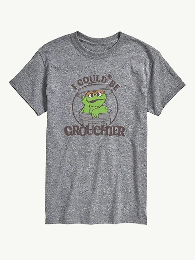 Sesame Street Grouchier Oscar Short Sleeve Graphic Tee