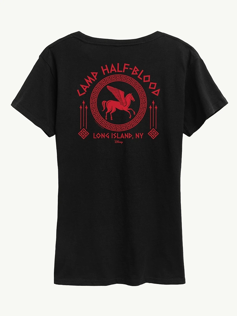 Percy Jackson Camp Half Blood Fitted Short Sleeve Graphic Tee