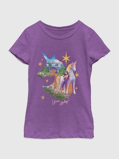Unicorn Academy Sophia Wildstar Graphic T-Shirt For Girls