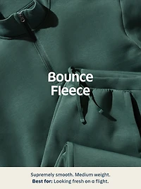 Bounce Fleece Oversized Polo Sweatshirt