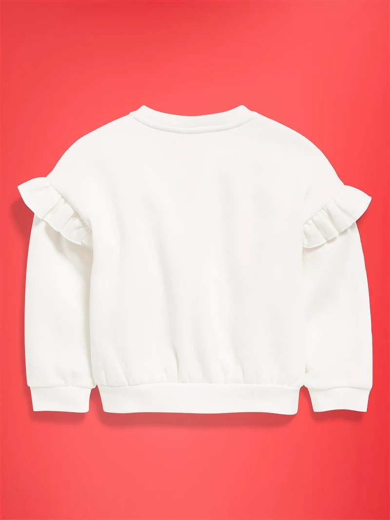 Old Navy x Disney Minnie Mouse Graphic Ruffle-Sleeve Sweatshirt for Toddler Girls