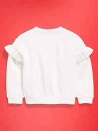 Old Navy x Disney Minnie Mouse Graphic Ruffle-Sleeve Sweatshirt for Toddler Girls