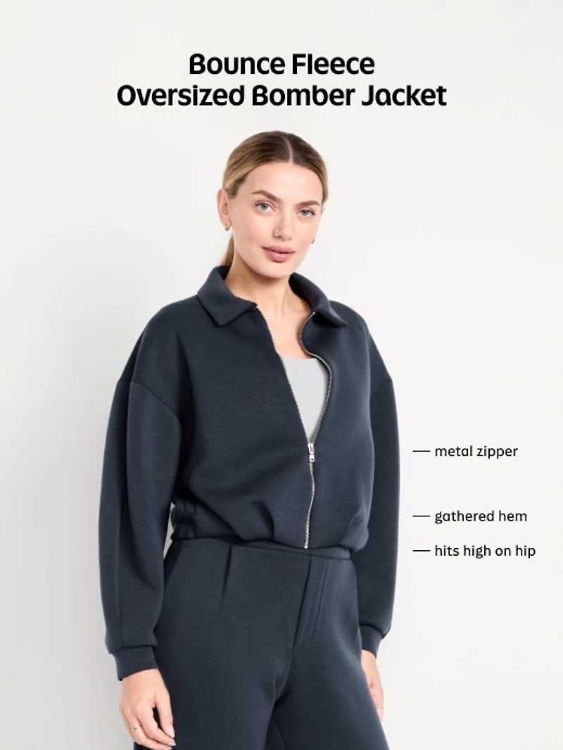 Bounce Fleece Bomber Jacket
