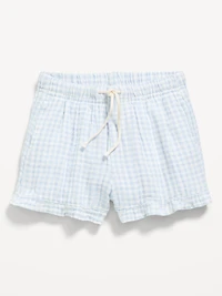 Double-Weave Shorts for Toddler Girls