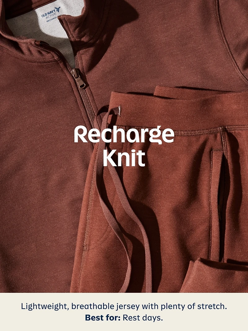 Recharge Knit Waffle Pullover Hoodie