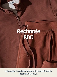 Recharge Knit Waffle Pullover Hoodie