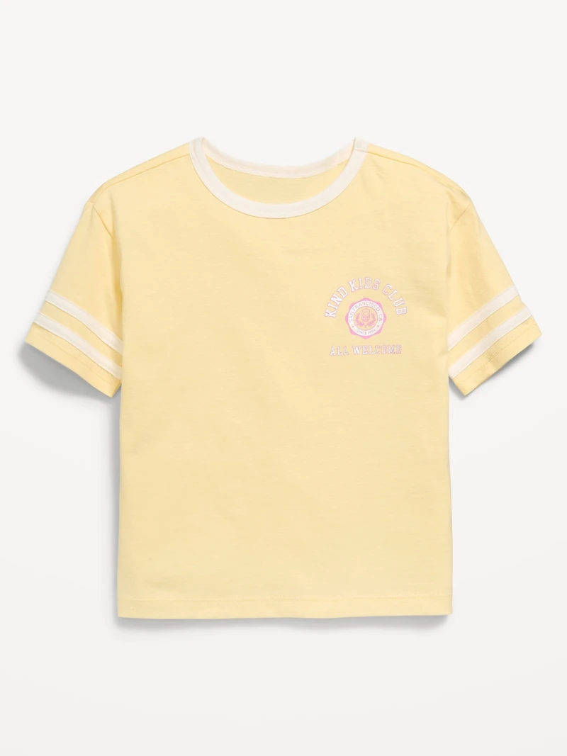 Oversized Graphic T-Shirt for Toddler Girls