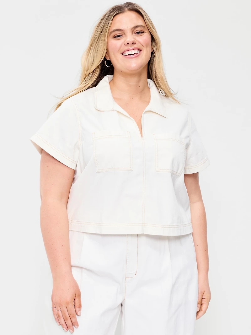 Double-Pocket Popover Top
