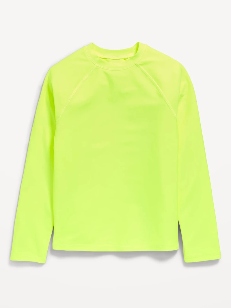 Long-Sleeve Rashguard Swim Top for Boys