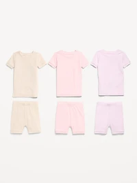 Ribbed Snug-Fit Pajama 6-Piece for Toddler & Baby