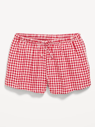 Linen-Blend Shorts for Girls